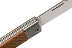 LionSteel BestMan BM1 CVN Natural Canvas Micarta Slipjoint Taschenmesser -Böker || Spyderco || Cold Steel Verkaufsgeschäft LI BM1 CVN 06 lionsteel