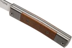 LionSteel BestMan BM1 CVN Natural Canvas Micarta Slipjoint Taschenmesser -Böker || Spyderco || Cold Steel Verkaufsgeschäft LI BM1 CVN 07 lionsteel