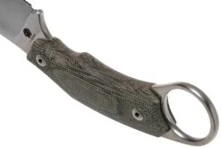 LionSteel H1 Skinner CVG Green Canvas Micarta Feststehendes Messer, Tommaso Rumici Design -Böker || Spyderco || Cold Steel Verkaufsgeschäft LI H1 CVG 04 lionsteel