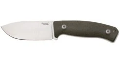 LionSteel M2M CVG Green Canvas Micarta Feststehendes Messer