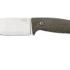 LionSteel M3 M3-CVG Green Canvas Micarta Feststehendes Messer