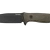 LionSteel M5B Sleipner Black, Green Canvas Micarta Survivalmesser