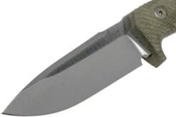 LionSteel T5-CVG Green Canvas Micarta Satin Feststehendes Messer -Böker || Spyderco || Cold Steel Verkaufsgeschäft LI T5 CVG 03 lionsteel