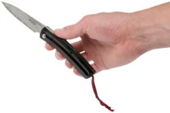 Mcusta MC-191C Friction Folder Black-Red Wood -Böker || Spyderco || Cold Steel Verkaufsgeschäft MC 0191C 09 mcusta