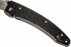 Mcusta Tsuchi Large, Schwarzer Griff / Damastklinge -Böker || Spyderco || Cold Steel Verkaufsgeschäft MC114BD 03 mcusta tsuchi zwart aluminium damast mc114bd d3