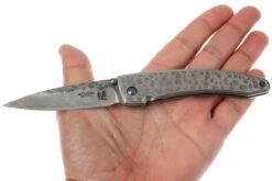 Mcusta Tsuchi Large, Stahl / Damastklinge -Böker || Spyderco || Cold Steel Verkaufsgeschäft MC114D 07 mcusta tsuchi blank aluminium damast mc114d d8