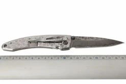 Mcusta Tsuchi Large, Stahl / Damastklinge -Böker || Spyderco || Cold Steel Verkaufsgeschäft MC114D 08 mcusta tsuchi blank aluminium damast mc114d d6