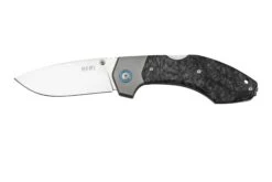 MKM Hero Stonewashed Carbonfiber, Titanium Bolsters, Taschenmesser