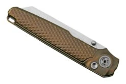 MKM Miura Bronze Titanium, Satin MI-TBR Taschenmesser, Simone Tonolli Design -Böker || Spyderco || Cold Steel Verkaufsgeschäft MMK MI TBR 06 mkm