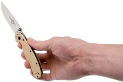 Ontario RAT-2 D2 Desert Tan, Plain Edge Satin, 8828DT Taschenmesser -Böker || Spyderco || Cold Steel Verkaufsgeschäft OKC8828DT 08 ontario