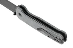 QSP Knife Penguin QS130-B2 Denim Micarta, Blackwashed Taschenmesser -Böker || Spyderco || Cold Steel Verkaufsgeschäft QS130 B2 05 qsp