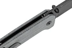 QSP Knife Penguin QS130-B2 Denim Micarta, Blackwashed Taschenmesser -Böker || Spyderco || Cold Steel Verkaufsgeschäft QS130 B2 06 qsp