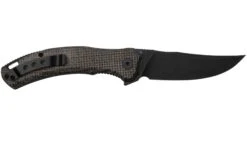 QSP Knife Walrus QS151-B2 Black, Dark Brown Rough Micarta, Taschenmesser -Böker || Spyderco || Cold Steel Verkaufsgeschäft QS151 B2 02 qsp