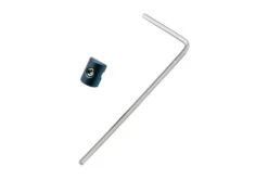 Real Steel Luna Thumb Stud Blue 700T-B Daumenauflage -Böker || Spyderco || Cold Steel Verkaufsgeschäft RL700T B 02 realsteel