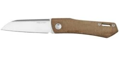 Real Steel Solis 7065NM, N690, Natural Micarta Knivesandtools Exclusive Taschenmesser, Poltergeist Design
