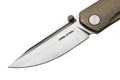 Real Steel Luna Maius Titanium Tan Bronze 7092, Taschenmesser 8 Real Steel Luna Maius Titanium Tan Bronze 7092, Taschenmesser -Böker || Spyderco || Cold Steel Verkaufsgeschäft RL7092 03 realsteel