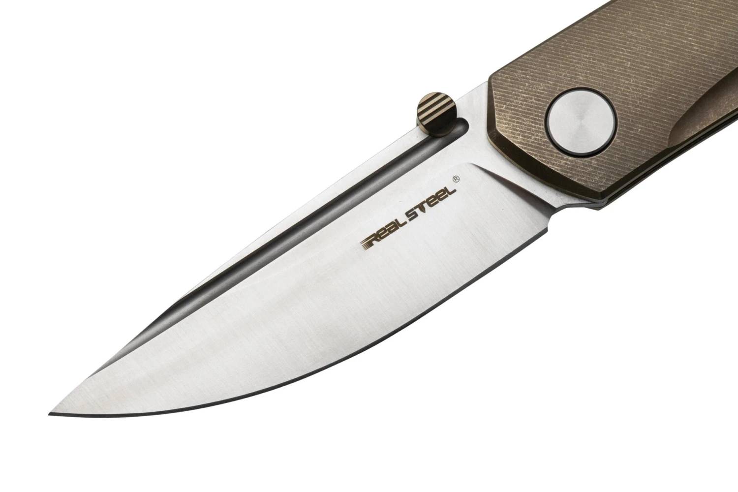 Real Steel Luna Maius Titanium Tan Bronze 7092, Taschenmesser 3 Real Steel Luna Maius Titanium Tan Bronze 7092, Taschenmesser – Bild 3