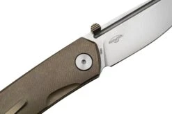 Real Steel Luna Maius Titanium Tan Bronze 7092, Taschenmesser 10 Real Steel Luna Maius Titanium Tan Bronze 7092, Taschenmesser -Böker || Spyderco || Cold Steel Verkaufsgeschäft RL7092 05 realsteel