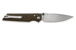 Real Steel Sacra, 7711G Green Micarta, Stonewashed K110 Taschenmesser -Böker || Spyderco || Cold Steel Verkaufsgeschäft RL7711G 02 realsteel