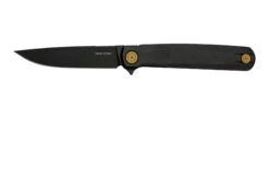 Real Steel G-Frame Black&Gold 7874GB Taschenmesser, Ostap Hel Design