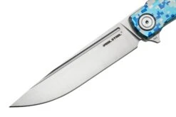 Real Steel G-Frame Blue Digicamo 7874TC09 Taschenmesser, Ostap Hel Design -Böker || Spyderco || Cold Steel Verkaufsgeschäft RL7874TC09 03 realsteel