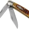Rough Ryder Copperhead Amber Bone RR043 Slipjoint Taschenmesser