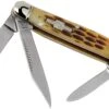 Rough Ryder Small Stockman Amber Bone RR194 Slipjoint Taschenmesser