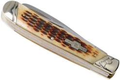 Rough Ryder Equestrian Trapper Amber Bone RR1971 Slipjoint Taschenmesser -Böker || Spyderco || Cold Steel Verkaufsgeschäft RY1971 04 rough ryder