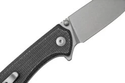 SENCUT Crowley S21012-2 Stonewashed, Micarta Taschenmesser, Schwarz -Böker || Spyderco || Cold Steel Verkaufsgeschäft SES21012 2 05 sencut