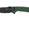 SENCUT Pulsewave S23032-3 Blackwashed, Green Canvas Micarta, Taschenmesser