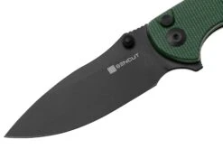 SENCUT Pulsewave S23032-3 Blackwashed, Green Canvas Micarta, Taschenmesser -Böker || Spyderco || Cold Steel Verkaufsgeschäft SES23032 3 03 sencut