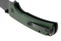 SENCUT Pulsewave S23032-3 Blackwashed, Green Canvas Micarta, Taschenmesser -Böker || Spyderco || Cold Steel Verkaufsgeschäft SES23032 3 04 sencut