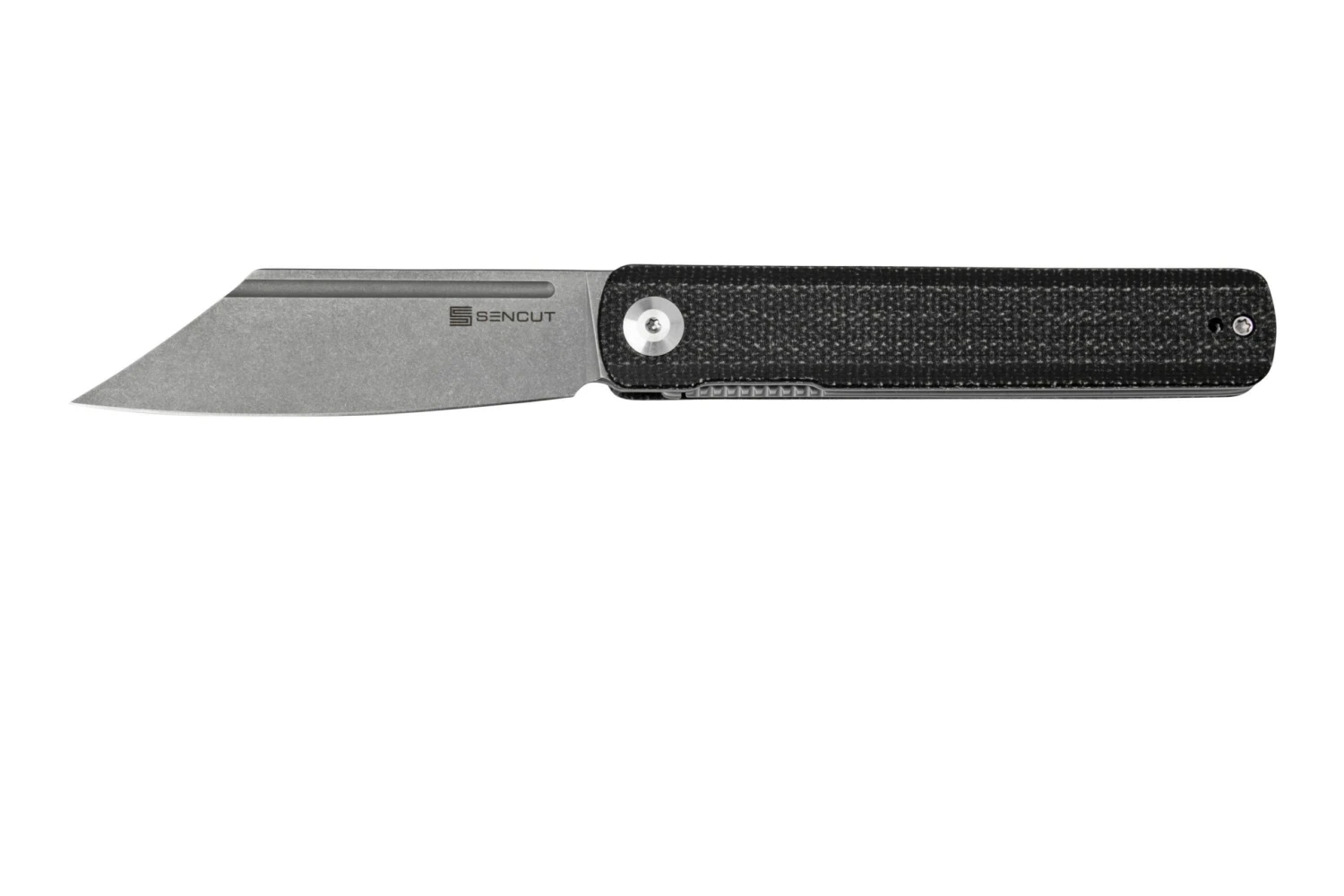 SENCUT Bronte SA08A Stonewashed, Black Micarta, Taschenmesser 1 SENCUT Bronte SA08A Stonewashed, Black Micarta, Taschenmesser
