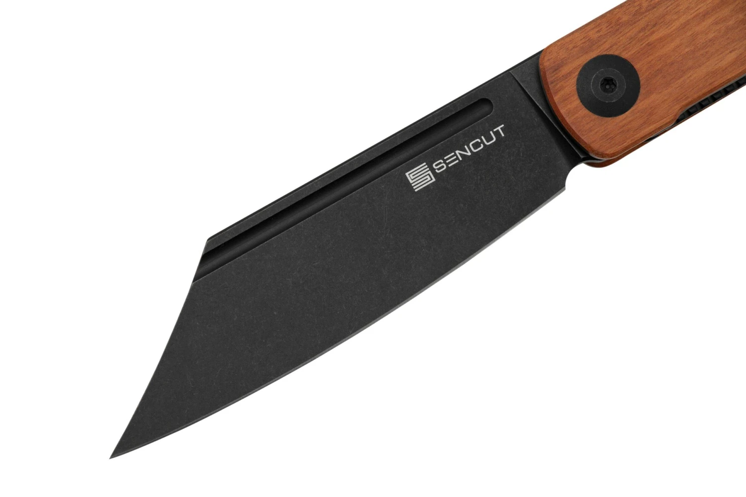 SENCUT Bronte SA08E Black Stonewashed, Cuibourtia Wood, Taschenmesser 3 SENCUT Bronte SA08E Black Stonewashed, Cuibourtia Wood, Taschenmesser – Bild 3