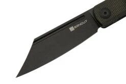 SENCUT Bronte SA08F Black Stonewashed, Dark Green Micarta, Taschenmesser -Böker || Spyderco || Cold Steel Verkaufsgeschäft SESA08F 03 sencut