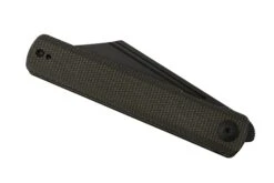 SENCUT Bronte SA08F Black Stonewashed, Dark Green Micarta, Taschenmesser -Böker || Spyderco || Cold Steel Verkaufsgeschäft SESA08F 06 sencut