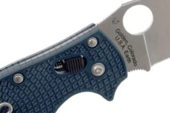 Spyderco Manix 2 Lightweight S110V C101PDBL2 Taschenmesser, Dunkelblau -Böker || Spyderco || Cold Steel Verkaufsgeschäft SPC101PDBL2 05 spyderco manix 2 dark blue pin spc101pdbl2 05