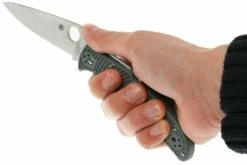 Spyderco Endura 4 C10FPGY Taschenmesser, Grau -Böker || Spyderco || Cold Steel Verkaufsgeschäft SPC10FPGY 07 spyderco endura grijs spc10fpgy d7