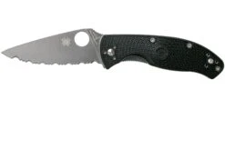 Spyderco Tenacious Lightweight C122SBK FRN Taschenmesser Mit Wellenschliff