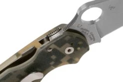Spyderco Para 3 C223GPCMO Taschenmesser, Camo -Böker || Spyderco || Cold Steel Verkaufsgeschäft SPC223GPCMO 06 spyderco v202111
