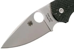 Spyderco Native 5 Fluted Carbonfaser S90V C41CFFP5 Taschenmesser -Böker || Spyderco || Cold Steel Verkaufsgeschäft SPC41CFFP5 03 spyderco spc41cffp5 03
