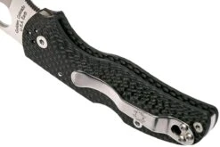 Spyderco Native 5 Fluted Carbonfaser S90V C41CFFP5 Taschenmesser -Böker || Spyderco || Cold Steel Verkaufsgeschäft SPC41CFFP5 05 spyderco spc41cffp5 05