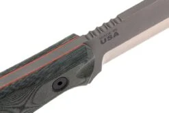 TOPS Knives B.O.B. Fieldcraft 154CM Graues/schwarzes Micarta BROS-154-BLM -Böker || Spyderco || Cold Steel Verkaufsgeschäft TK BROS 154 BLM 05 tops knives tk bros 154 blm 05