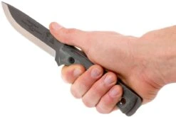 TOPS Knives B.O.B. Fieldcraft 154CM Graues/schwarzes Micarta BROS-154-BLM -Böker || Spyderco || Cold Steel Verkaufsgeschäft TK BROS 154 BLM 07 tops knives tk bros 154 blm 07