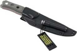 TOPS Knives B.O.B. Fieldcraft 154CM Graues/schwarzes Micarta BROS-154-BLM -Böker || Spyderco || Cold Steel Verkaufsgeschäft TK BROS 154 BLM 08 tops knives tk bros 154 blm 08