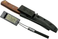 TOPS Knives TOPS Fieldcraft 3.5 Mini BROS 90 Degree Spine, Firesteel, Brown Micarta MBROS-01-SF Bushcraftmesser -Böker || Spyderco || Cold Steel Verkaufsgeschäft TK MBROS 01 SF 08 tops knives