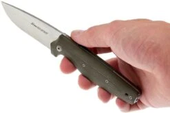 Viper Dan 1 5928GGR Grünes G10 N690, Drop-Point-Klinge -Böker || Spyderco || Cold Steel Verkaufsgeschäft VPV5928GGR 07 viper dan 1 vpv5928ggr 07