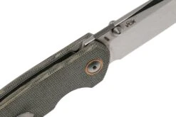 Viper Katla V5982CG Stonewashed, Grünes Micarta Taschenmesser, Jesper Voxnaes Design -Böker || Spyderco || Cold Steel Verkaufsgeschäft VPV5982CG 06 viper