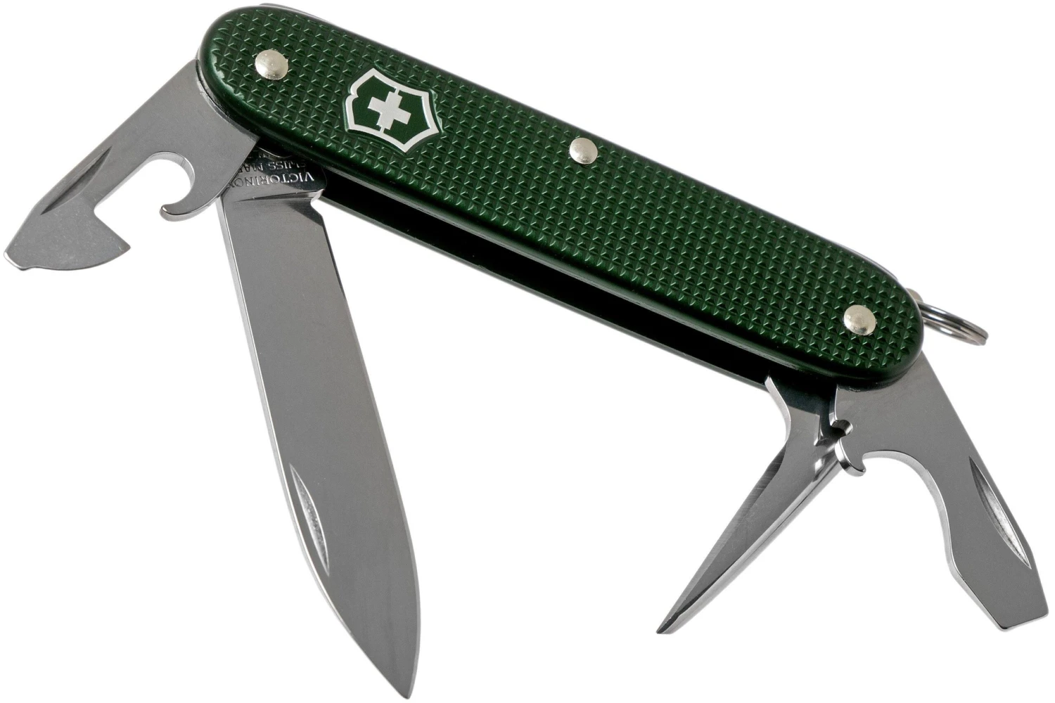 Victorinox Pioneer Alox Green 0.8201.24R4.KTE1 Knivesandtools Edition, Schweizer Taschenmesser 1 Victorinox Pioneer Alox Green 0.8201.24R4.KTE1 Knivesandtools Edition, Schweizer Taschenmesser