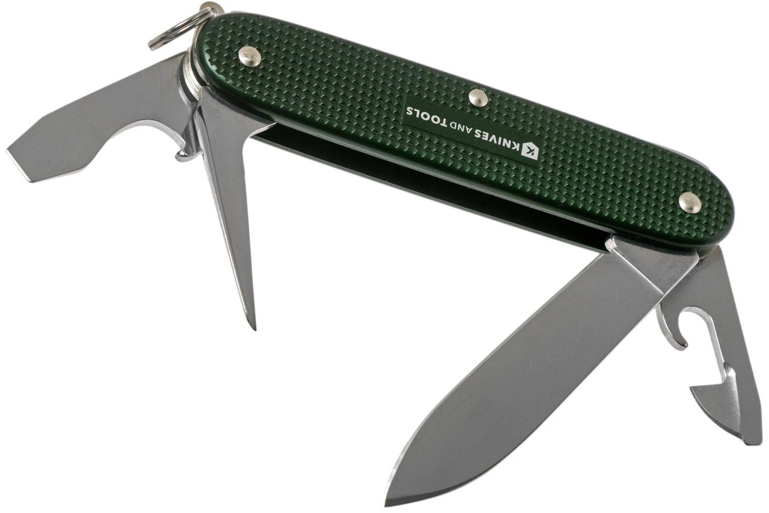 Victorinox Pioneer Alox Green 0.8201.24R4.KTE1 Knivesandtools Edition, Schweizer Taschenmesser 2 Victorinox Pioneer Alox Green 0.8201.24R4.KTE1 Knivesandtools Edition, Schweizer Taschenmesser – Bild 2